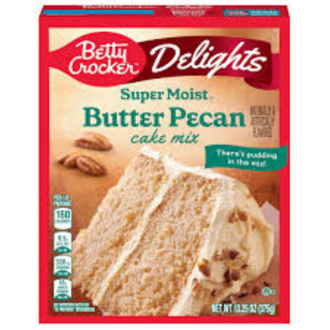 BETTY C. SUPERMOIST BUTTER PECAN CAKE MIC 432G